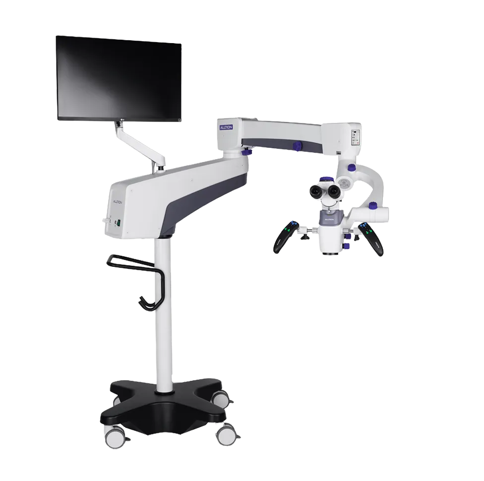 Alltion ANGEL 100 dental microscope with monitor
